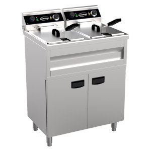 Friteza na električnom štednjaku - 2 x 9 L - CombiSteel