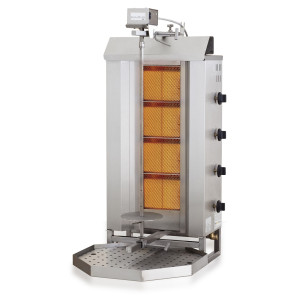 Plinski roštilj za kebab - 4 zone grijanja - CombiSteel