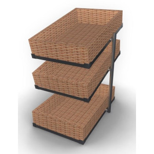 Košara za kruh 3 police GN 1/1 - Š 335 x D 620 mm - CombiSteel