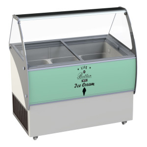 Vitrina za sladoled - statička - 9 x 5 L - CombiSteel