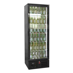 Hladnjak za šank crne boje visok - 293 L - CombiSteel