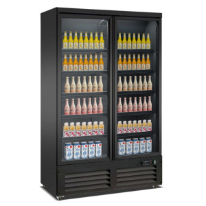Vitrina za pića crna 2 vrata - 1000 L CombiSteel