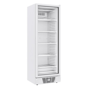 Bijela negativna rashladna vitrina - 1 staklena vrata - 382 L - CombiSteel
