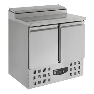 Saladette Hladnjak - 2 Vrata - 5 GN 1/6 Posuda - CombiSteel