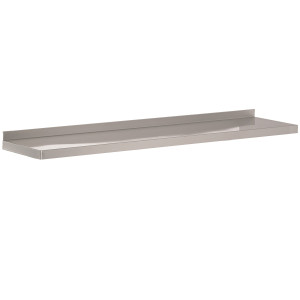 Zidna polica od nehrđajućeg čelika - L 1000 x P 400 mm - CombiSteel