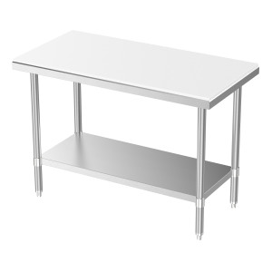 Stol za rezanje s uklonjivom policom - L 700 x P 700 mm - CombiSteel