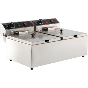 Friteuse Electrique à Poser - 2 x 6 L - CombiSteel