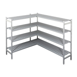 Angular Shelving for Cold Room 1500 x 1800 x 2200 mm - L 1235 x D 450 mm - CombiSteel
