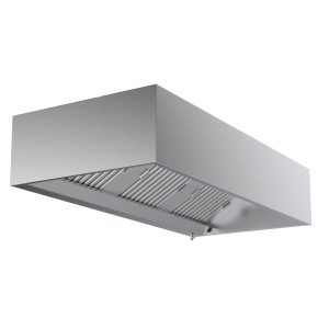 Hotte Cubique avec Led - Dubina 950 - 2400 mm - CombiSteel
