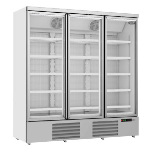 Vitrine Hladnjak Negativni Inox - 3 Staklena Vrata - 1450 L - CombiSteel