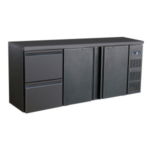 Arrière-Bar Hladnjak s 2 Vrata i 2 Ladice - 537 L - CombiSteel