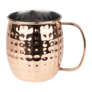 Mug od nehrđajućeg čelika s bakrenim čekićem - 440 ml - Olympia