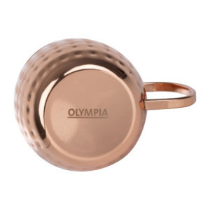 Mug od nehrđajućeg čelika s bakrenim čekićem - 440 ml - Olympia