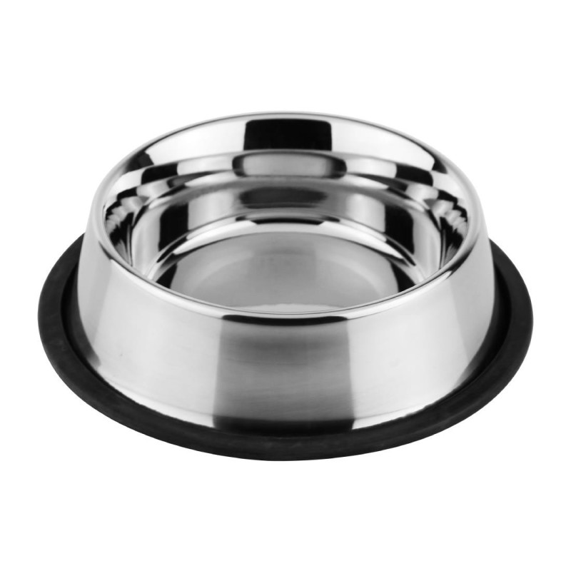 Large Stainless Steel Dog Bowl - ⌀ 230 mm - Bolero Large Stainless Steel Dog Bowl - ⌀ 230 mm - Bolero