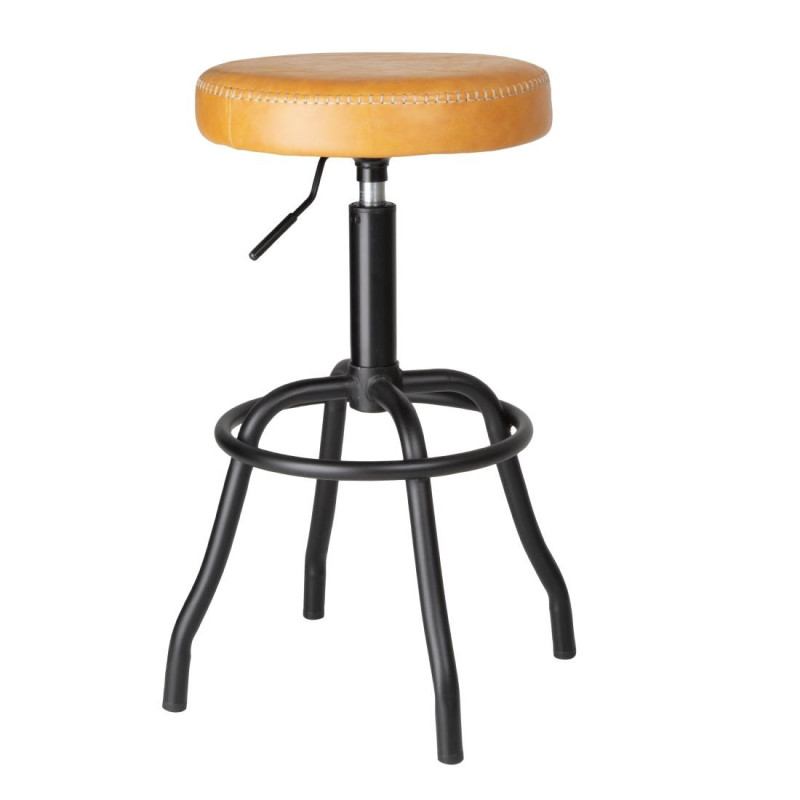 Barska stolica od PU Brooklyn Karamel - Bolero Barska stolica od PU Brooklyn Karamel - Bolero