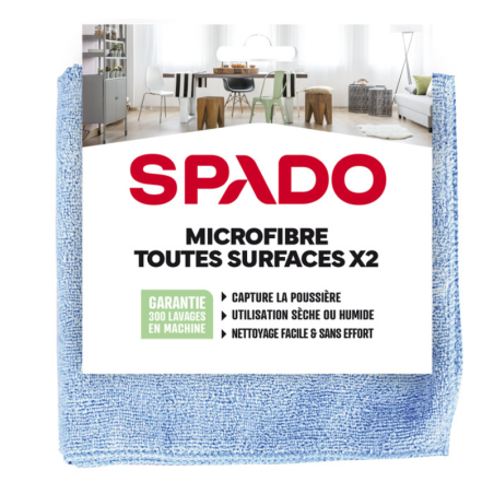 Microfiber All Surfaces - 200 x 200 mm - Set of 2 - SPADO
