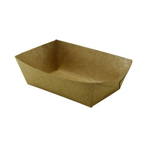 Barquette à Frites en Kraft - 100 x 60 mm - Lot de 250 - FourniResto