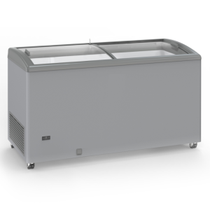 Congelator s inox izgledom s kliznim staklenim vratima - 500 L - TENSAI
