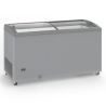 Congelator s inox izgledom s kliznim staklenim vratima - 500 L - TENSAI