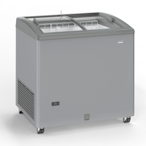 Zamrzivač Izgled Inox s Kliznim Staklenim Vratima - 170 L - TENSAI