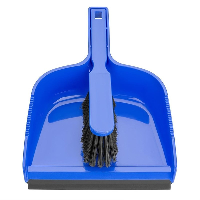 Set Broom and Blue Dustpan - Jantex Set Broom and Blue Dustpan - Jantex