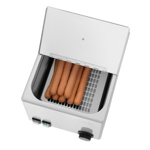 Chauffe-saucisses électrique professionnel en acier inoxydable - Bartscher 1KA10