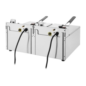 Friteza Električna Dvostruka - 2X5L - Buffalo
