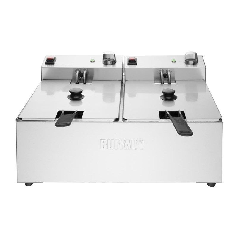 Friteza Električna Dvostruka - 2X5L - Buffalo Friteza Električna Dvostruka - 2X5L - Buffalo