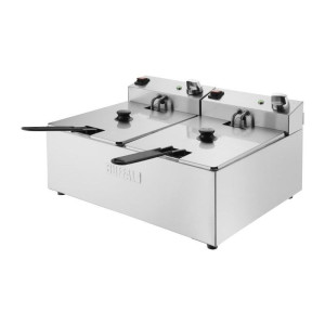 Friteza Električna Dvostruka - 2X5L - Buffalo