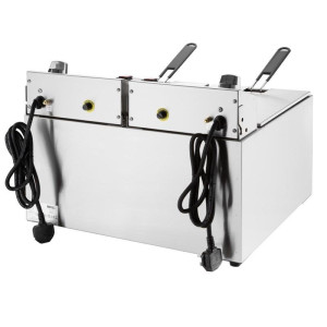 Električna dvostruka friteza s timerom - 2 x 8 L - Buffalo