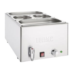 Bain-Marie s slavinom za pražnjenje i GN posudama