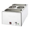 Bain-Marie s posudama - 2 x GN 1/3 i 2 x GN 1/6 - Buffalo