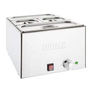Bain-Marie Avec Bacs - 2 x GN 1/3 et 2 x GN 1/6 - Buffalo