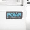 Vitrine Hladnjak Pozitivna Bijela 2 Zakrivljena Vrata 86 L - Polar