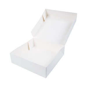 Bijela kartonska kutija za kolače - 29 x 29 cm - Paket od 50 - FourniResto