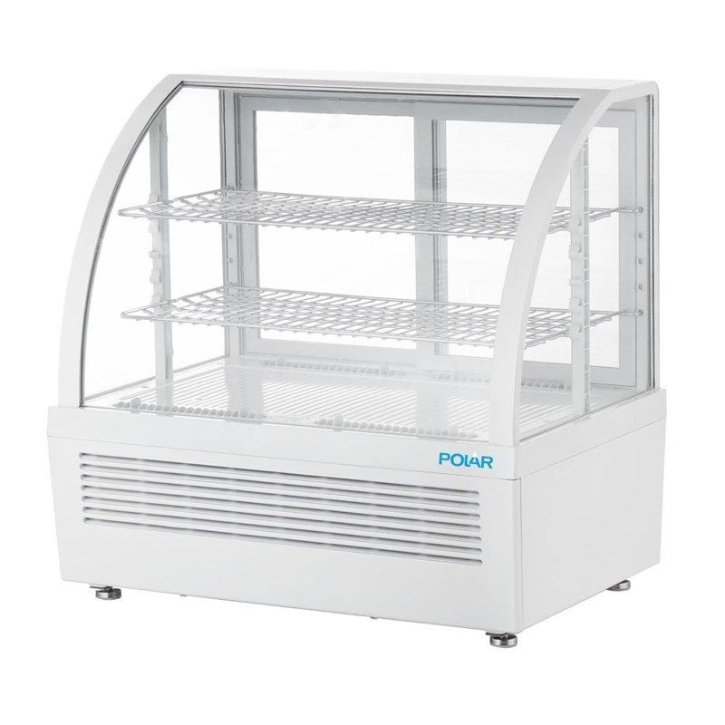 Bijela rashladna vitrina za pult - 2 police - 100 L - Polar Bijela rashladna vitrina za pult - 2 police - 100 L - Polar