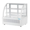 White Countertop Refrigerated Display Case - 2 Shelves - 100 L - Polar