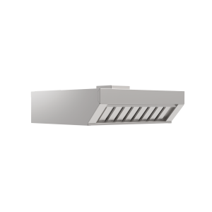 Hotte compacte à condensation de vapeur GN 1/1 pour un environnement de travail frais et sain.
