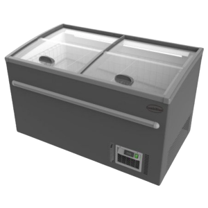 Sivi zamrzivač za supermarkete - 530 L