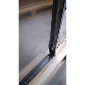 Stainless Steel Wall Cabinet with Sliding Doors - L 1400 x D 400 mm - Gastro M