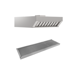 Hotte Frontale s Kondenzacijom Pare - Ugljeni Filter - Pećnice 600x400mm - Mychef