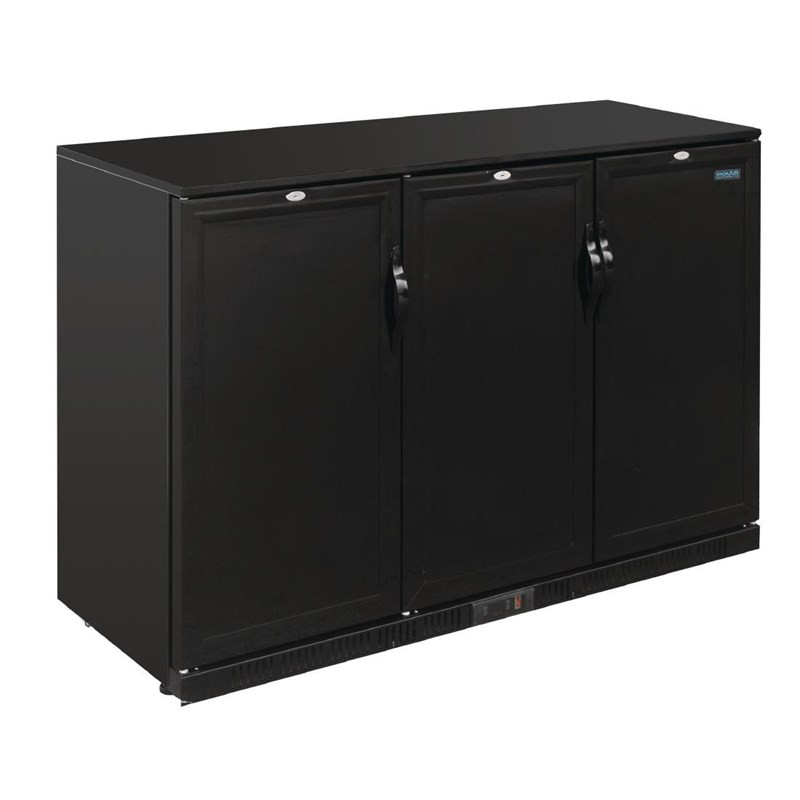 Refrigerated Back Bar - 3 Full Swing Doors - 330L - Polar