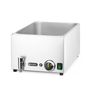 Bain-Marie s odvodnim ventilom - 3 GN 1/3 - HENDI