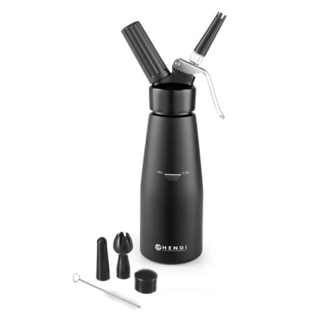 Siphon za šlag crni - 0,95 L - HENDI