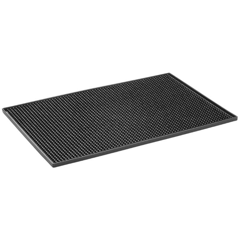 Crna gumena prostirka za bar - 300x150 mm Crna gumena prostirka za bar - 300x150 mm
