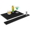 Crna gumena prostirka za bar - 300x150 mm