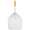 Perforirana kvadratna lopatica za pizzu s kratkom drškom - 300x660 mm