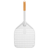 Perforirana kvadratna lopatica za pizzu s kratkom drškom - 300x660 mm