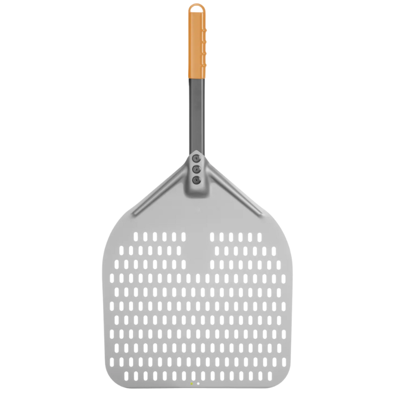 Perforirana kvadratna lopatica za pizzu s kratkom drškom - 300x660 mm Perforirana kvadratna lopatica za pizzu s kratkom drškom - 300x660 mm