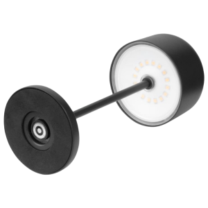 Stolna lampa s okruglim sjenilom Lucca crna - 200 mm